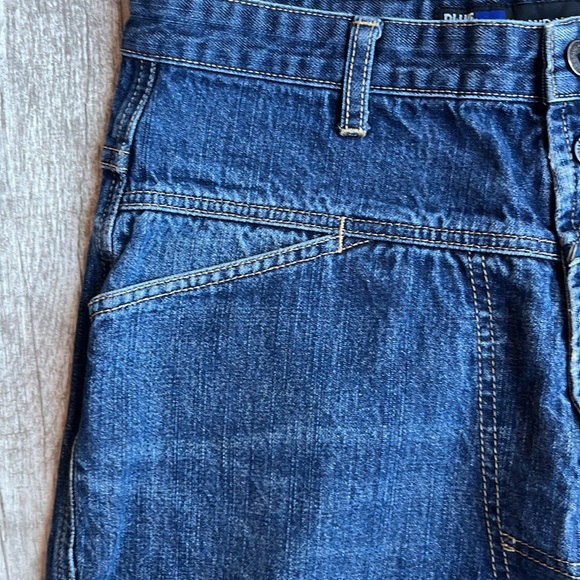 Marithe Francois Girbaud Men Blue Brand X Authentic Baggy Jeans‎ 32 X 27 Jabos - Picture 8 of 15